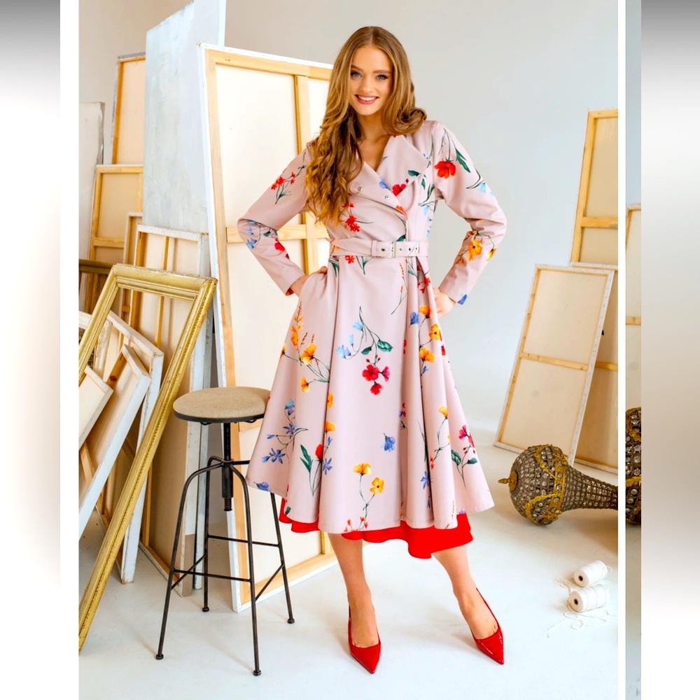 Small Tall, Double Breasted Trench Coat | Spring Bloom